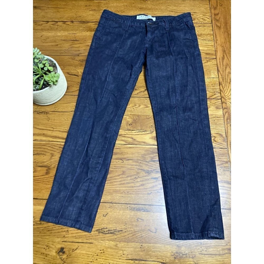 Hudson Skinny Leg Denim Jeans Women's Size 25 Blue Dark Wash Low Rise 5-Pocket